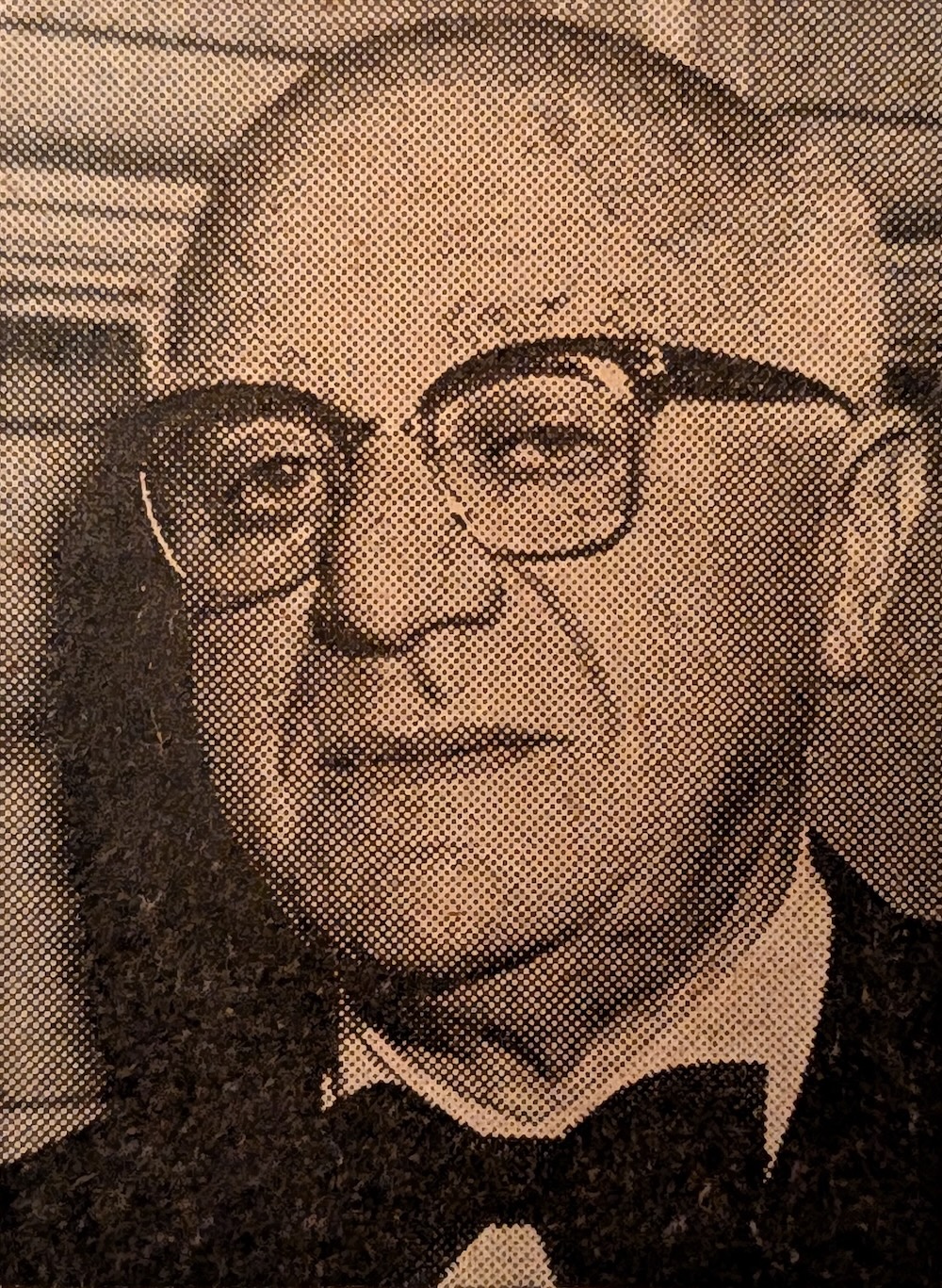 Arthur Hellmer — halftone portrait