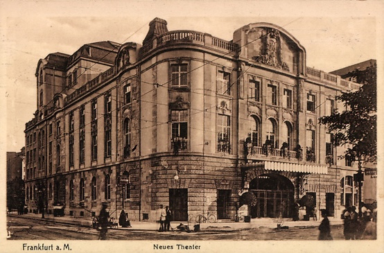 Neues Theater, Frankfurt — postcard