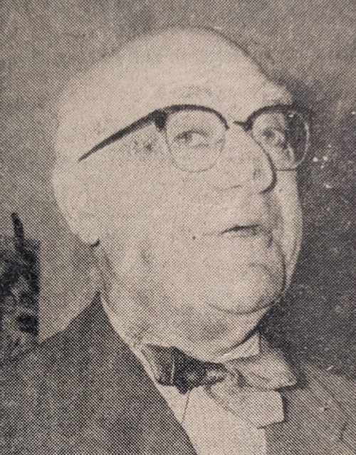 Arthur Hellmer — later portrait with glasses and bow tie