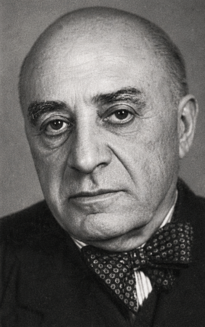 Arthur Hellmer — portrait with patterned bow tie