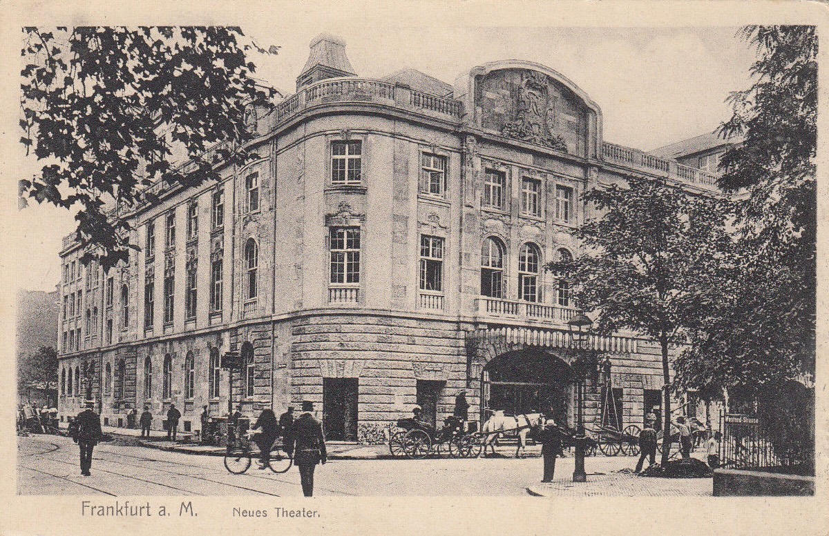 Neues Theater, Frankfurt — postcard