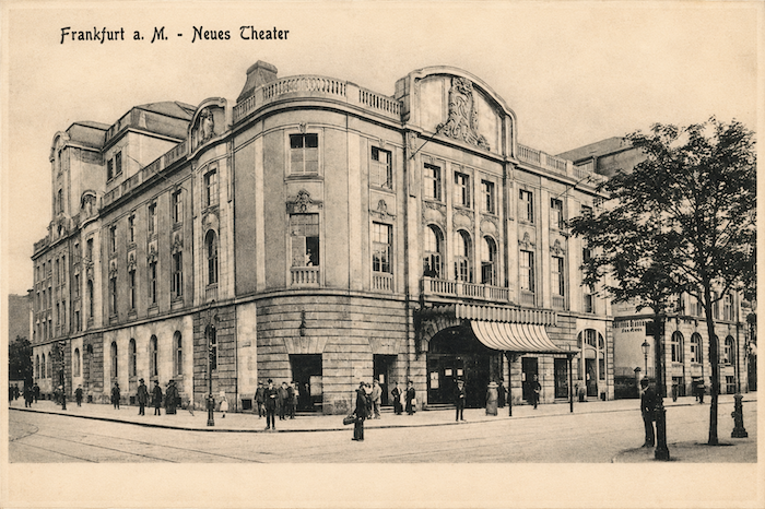 Neues Theater, Frankfurt — postcard