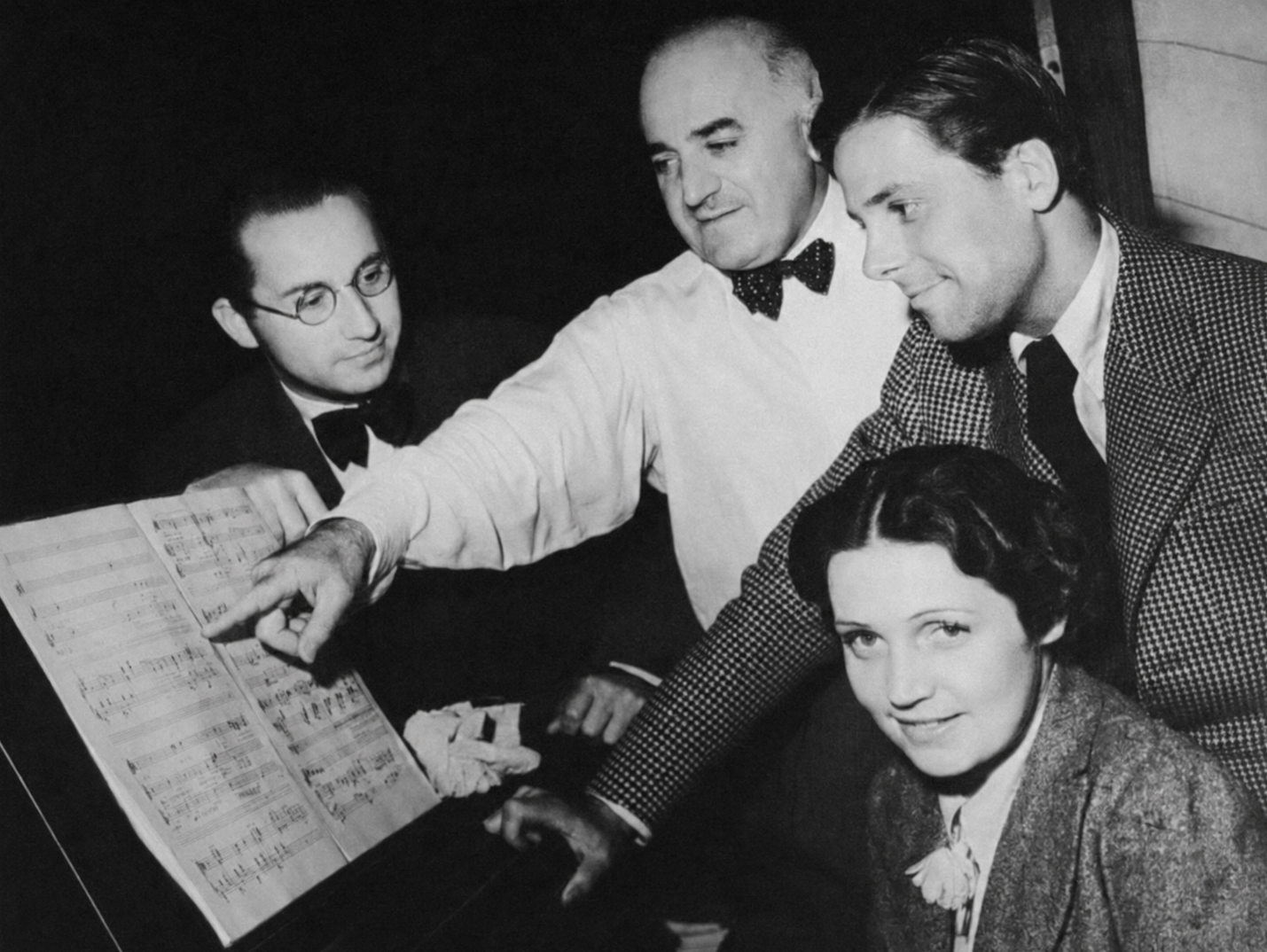 Production photograph: Axel an der Himmelstür — Axel at Heaven's Door, by Ralph Benatzky · libretto Morgan/Schütz, lyrics Weigel. Theater an der Wien, 01 Sep 1936 (Austrian Archives / Brandstaetter Images).