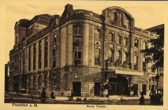 Neues Theater, Frankfurt — postcard