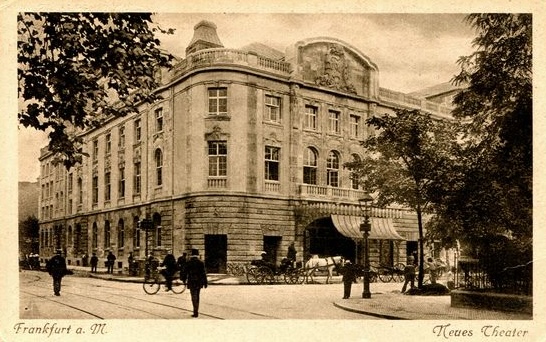 Neues Theater, Frankfurt — postcard