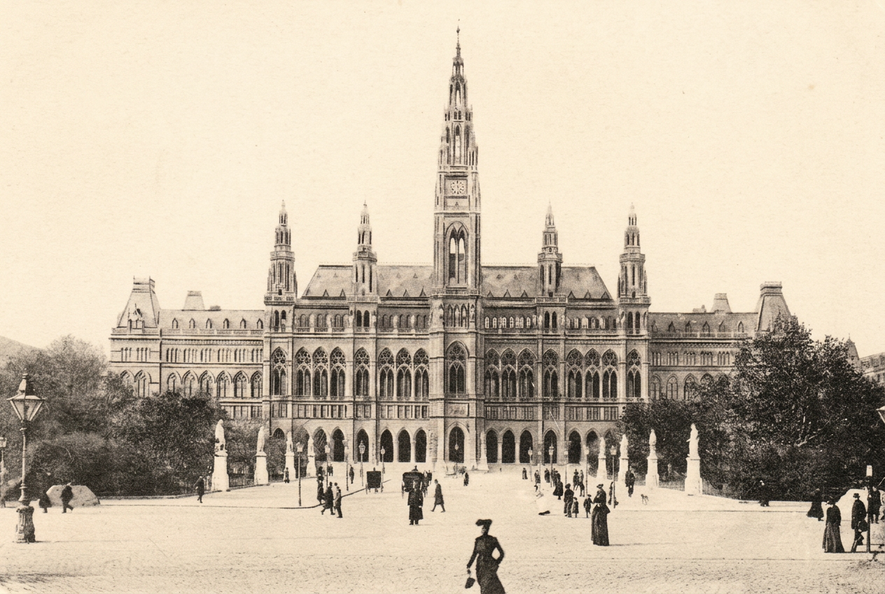 Vienna, c. 1900 — the Rathaus