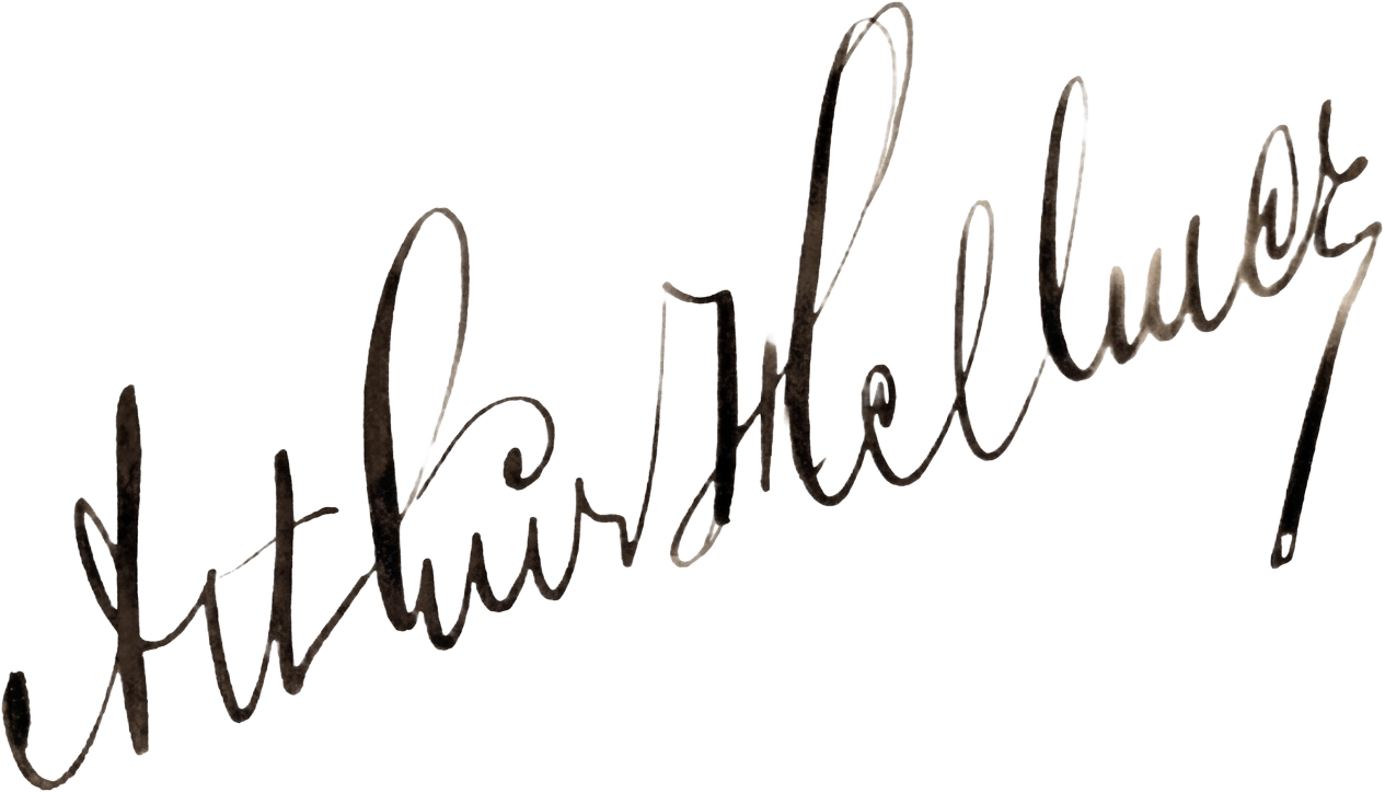 Arthur Hellmer — signature